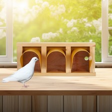 Cage Door Bird Cage Supplies Wooden One Way Entrance Door Racing Use