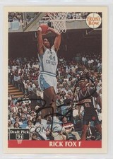 1991-92 Front Row Authentic Signatures 14/1000 Rick Fox #3 Auto 9lz