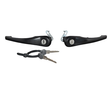 Poignées de porte noires pour Porsche 911 912 930 de 1970 à 1989