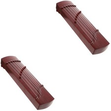 Reusable ABS Guzheng for Kids Beginner Practice Music Instrument Brown