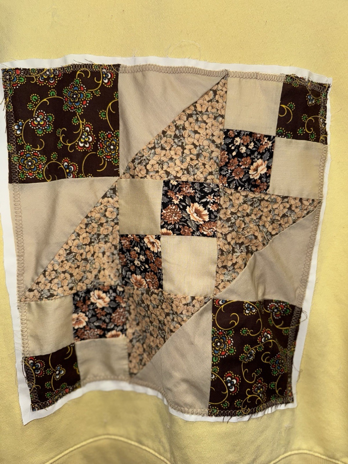 Upcycled Patchwork Sweatshirt - image 2