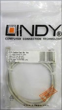 Lindy FTP Cable, RJ 45, Cat. 5e, 1 Meter - New, Original Packaging