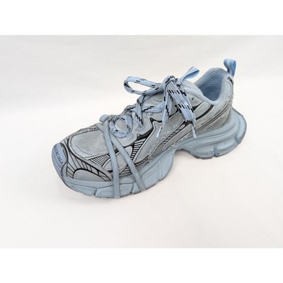 Balenciaga 3xl Destroyed Canvas Sneakers in Light Blue BNWB 46 | eBay