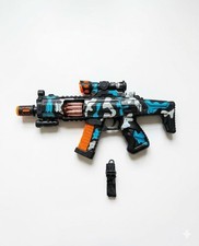 12 PCS Combat Toy Machine Gun Flashing LED Camouflage Vibration Motion 13" - LOT