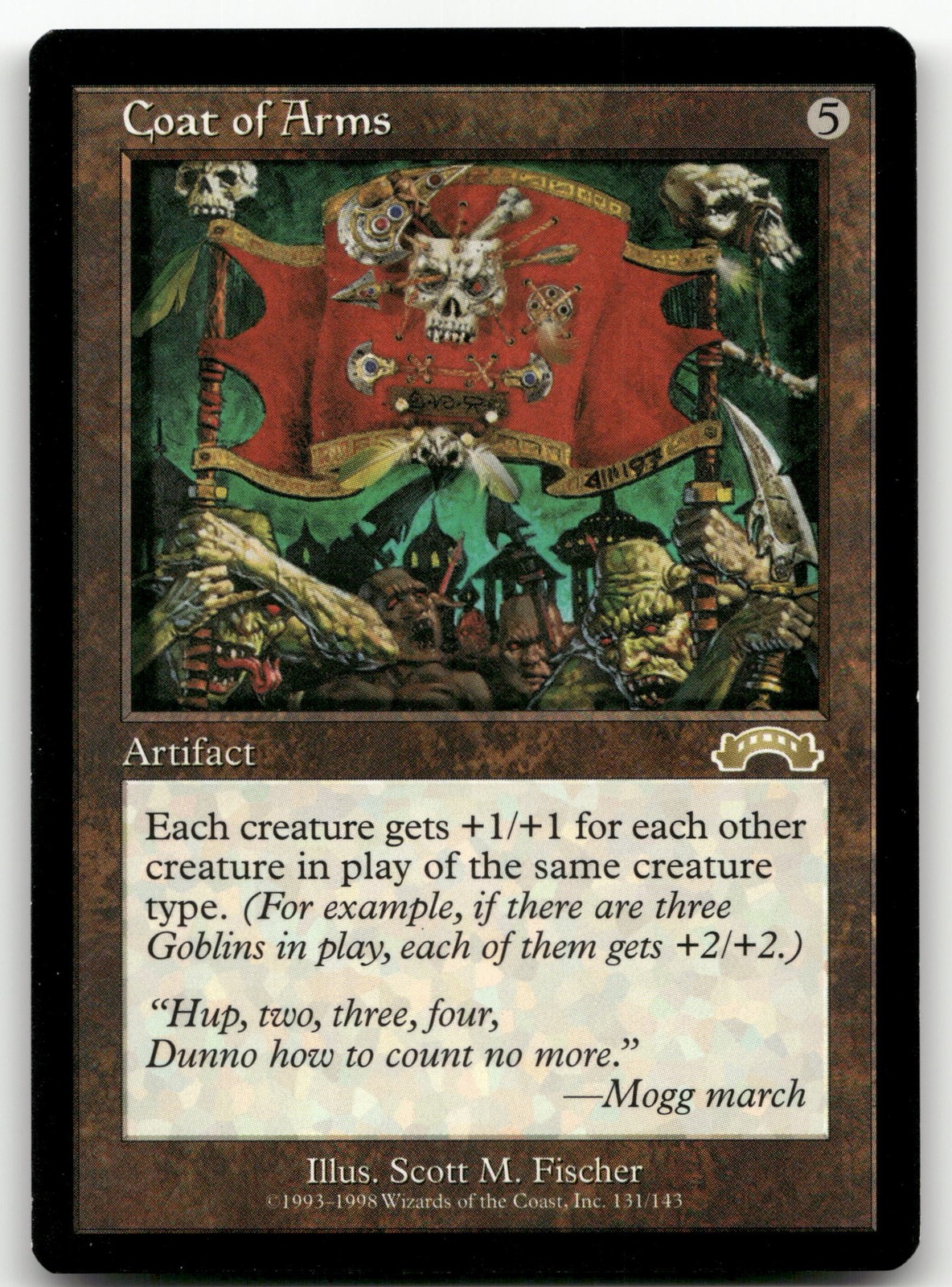 Coat of Arms #131 (NM) Exodus EXO Magic MTG