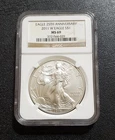 2011 W Burnished Silver Eagle NGC MS69