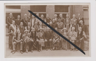 SMITH WREXHAM FOTO POSTKARTE; GRUPPE UNBEKANNTER WÜRDETRÄGER