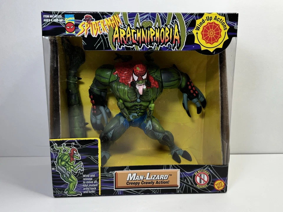1996 Toybiz Mutant Monsters Arachniphobia Set Of 6 Case Fresh  - Image 4 of 4