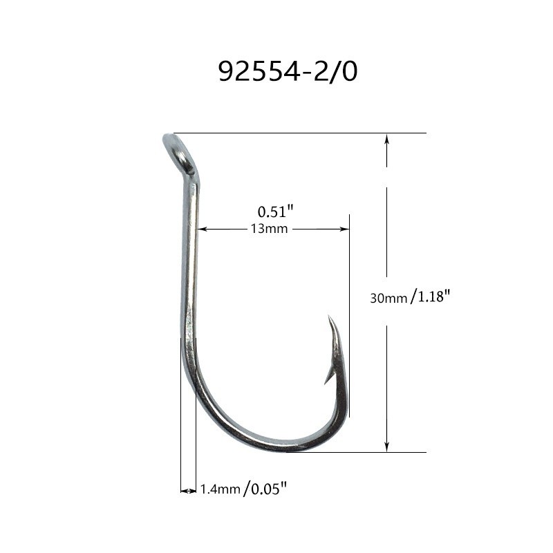 Stainless Steel Octopus Fishing Hook Long Shank 92554 Barbed Hook Size 1/0-10/0 | eBay Stainless Steel Octopus Fishing Hook Long Shank 92554 Barbed Hook Size 1/0-10/0 | eBay
