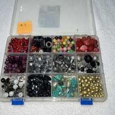 Jewelry Craft Beads Over 2.5 Lbs With Sorting Container