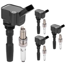4pcs Ignition Coil Iridium Spark Plug Kit Fit For 2014-2021 Vw Jetta 1.4l
