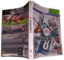 Madden NFL 13 Box Art Insert Cover Only (Microsoft Xbox 360, 2012) NO GAME