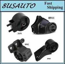 4pcs Motor Trans Mount Fit 1998-2000 Kia Sephia 1.8l - Manual Trans.