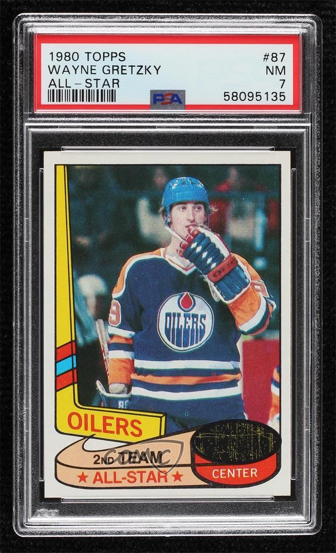 1980-81 Topps All Star Wayne Gretzky #87 PSA 7 HOF 0ll