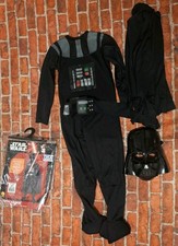 Rubies Star Wars Darth Vader Kids Costume Small 4-6 Complete Jumpsuit Cape Mask