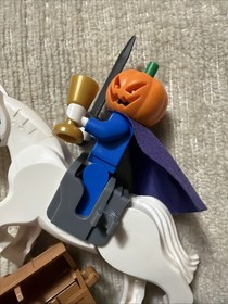 LEGO Scooby-Doo Headless Horseman Minifig Scd002  with Horse/Saddle Shaggy