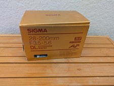 Sigma 28-200mm F3.5-5.6 DL obiettivo macro Hyperzoom per Canon AF con scatola