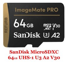 SanDisk 64GB ImageMate Pro microSDXC UHS 1 Memory Card