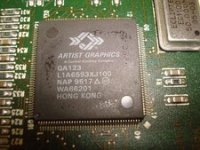 90070-7025 artist graphics 16BIT isa 15PIN vga port