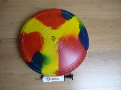 TOGU Dynair Ballkissen XL 36cm Balancekissen Bunt inkl. original Togu Pumpe-TOP!