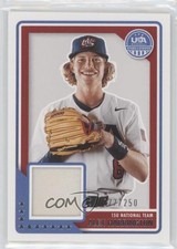 2023 Panini USA Baseball Stars & Stripes Material /250 Alex Harrington n0c