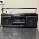 Sony CFS-230 VTG Boombox Cassette AM FM Radio Tested Radio ✅ Cassette ❌ **READ**