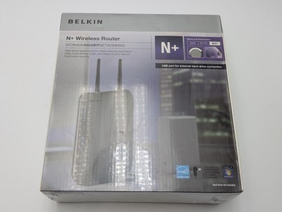 Belkin N+ Wireless Router Factor Sealed New 