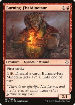 Burning-Fist Minotaur 85 HOU NM