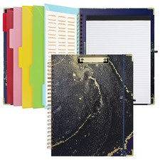 Clipboard with Storage and Refillable Notepad for Letter Size 8.5"x 11", Cute...
