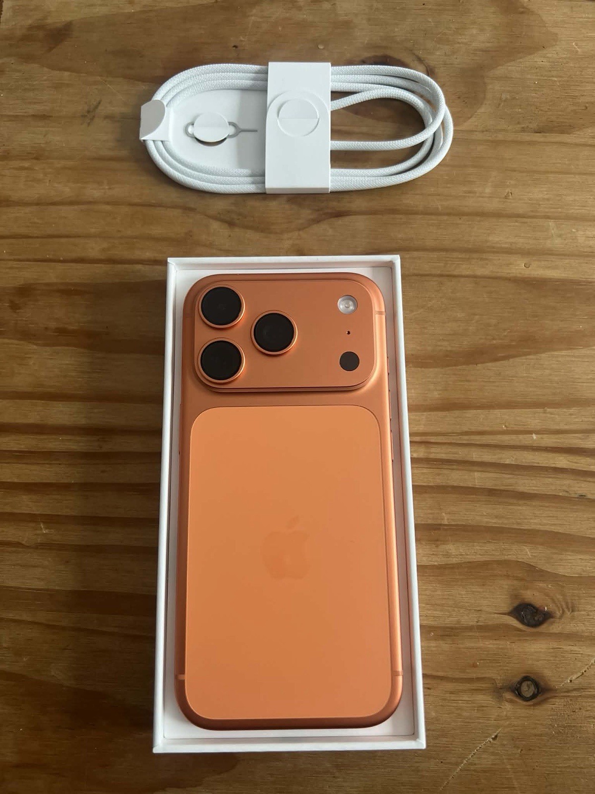 Apple iPhone 17 Pro 256GB, Orange, Unlocked, 100% Battery Health