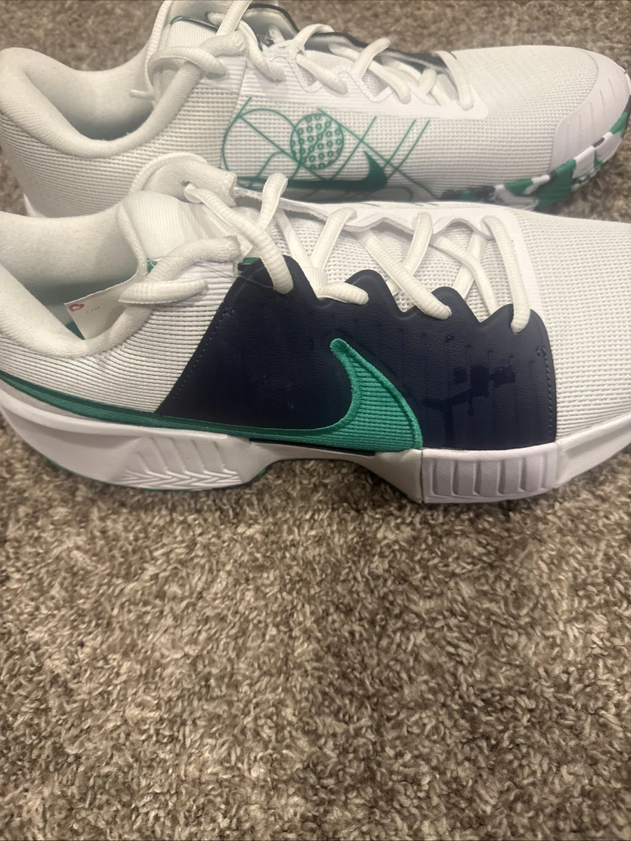 Nike Zoom Challenge White Thunder Blue Green Tennis Shoes FQ4154-101 Men\'s Sz 8 Nike Zoom Challenge White Thunder Blue Green Pickleball  main image 4