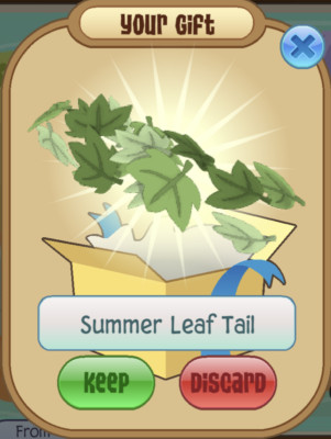 Animal Jam Classic (AJC) | Summer Leaf Tail (READ DESCRIPTION)