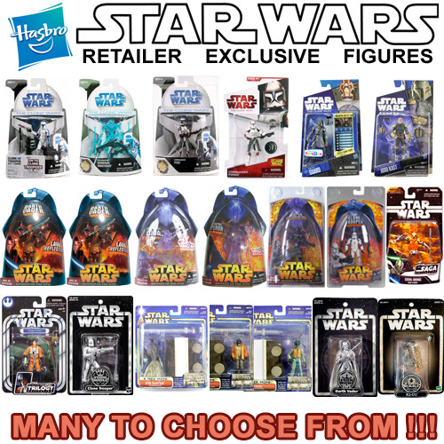 STAR WARS WARS STAR RETAILER EXCLUSIVE Action Figure Series 083fc4 STAR WARS WARS STAR RETAILER EXCLUSIVE Action Figure Series 083fc4