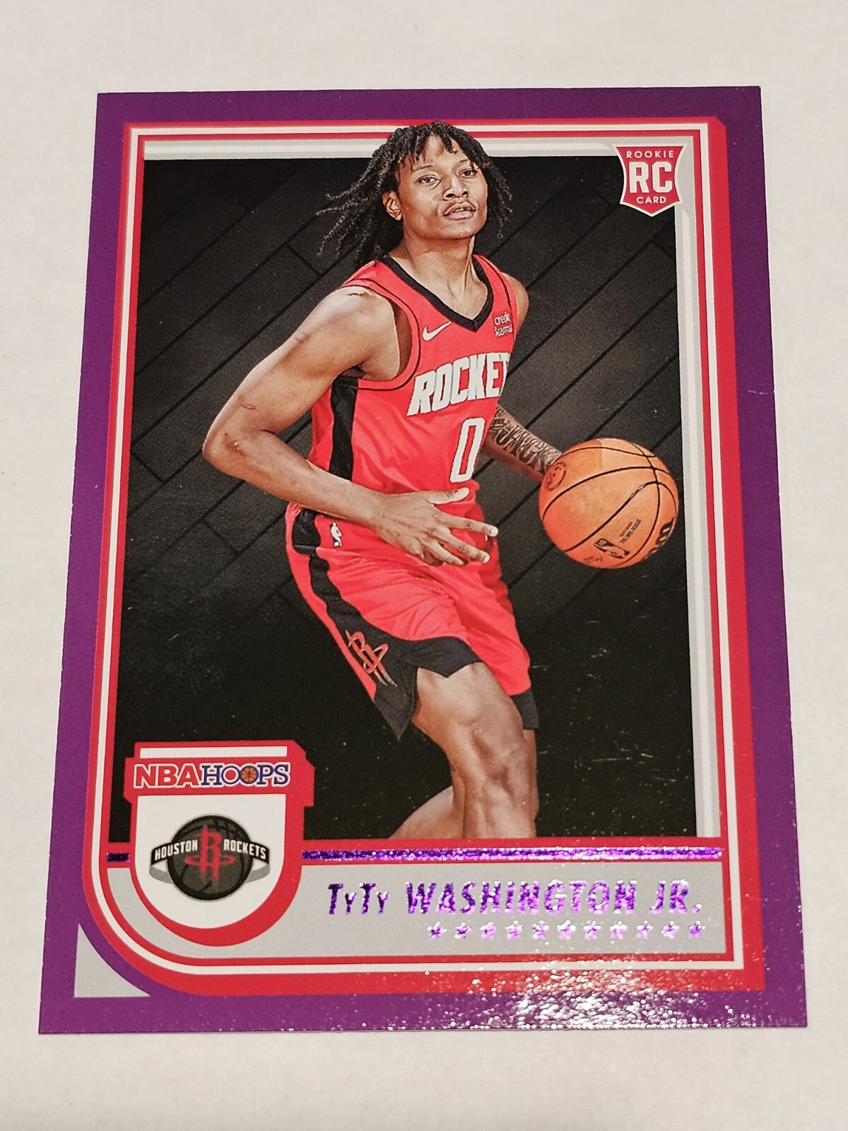 2022-23 Hoops #258 TyTy Washington Jr. RC Purple