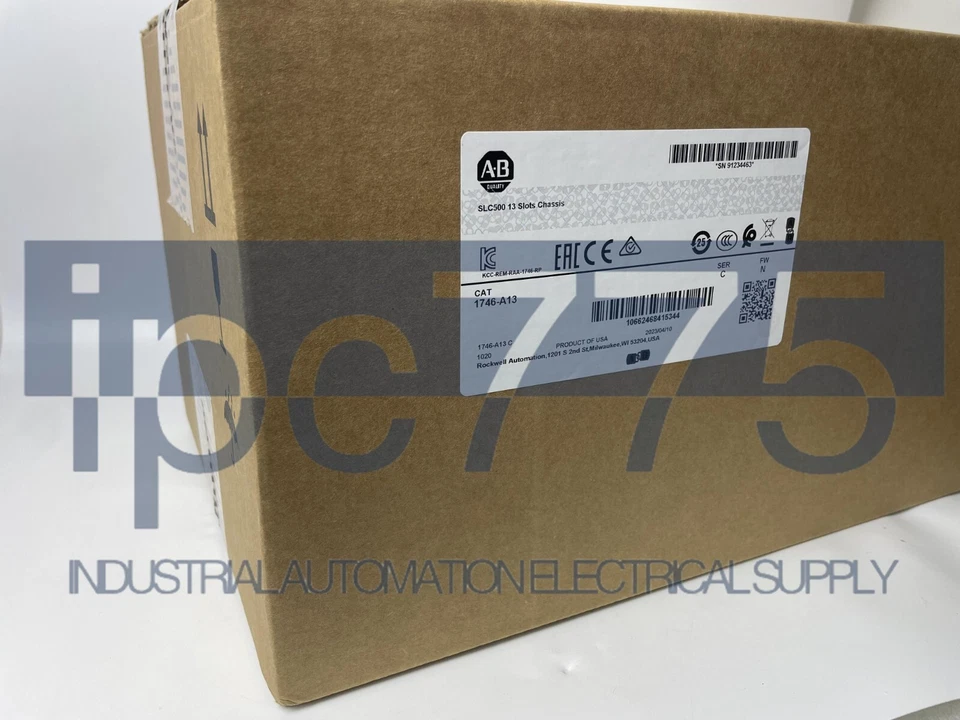1746A13 Novo Fechado AB 1746-A13 Ser B SLC 500 13 Slots PLC Chassi Rack - Imagem 2 de 3