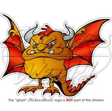 TEUFEL-DEVIL Hell Dragon BAT MONSTER Beast 100mm Auto Vinyl Aufkleber