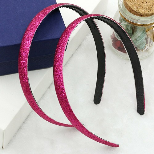 2Pcs Fashion Women Lady Girls Plastic Glitter Headband Hair Band Hoop Party Gift - Picture 8 of 18