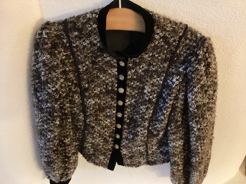 Eger Trachtenjacke Damen, braun-schwarz-gold Gr. 44 - Bild 1 von 6