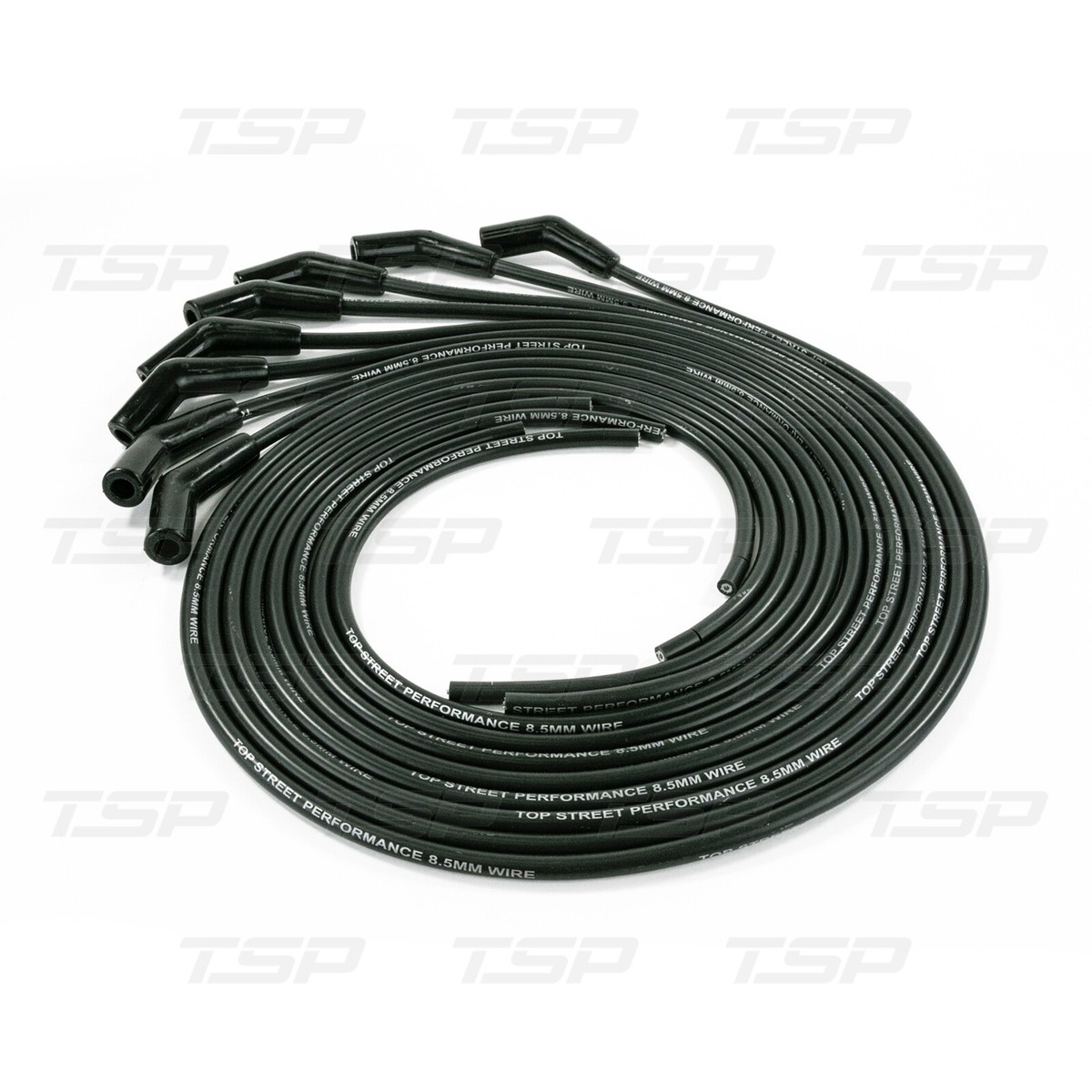 Top Speed Performance 8.5mm Universal Black Ignition Wires with 