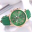 thumbnail 17 - New Fashion Geneva Women Leather Band Stainless Steel Quartz Analog Wrist Watch