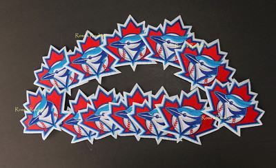 TORONTO BLUE JAYS MAPLE LEAF OFFICIAL  MLB PATCHES - 12 PACK -  BASEBALL LEAGUES