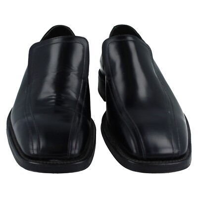 Herren Loake Slipper Schwarz Schuhgröße 8.5 A224 - ohne Verpackung Ex-Display