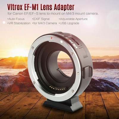 Viltrox EF-M1 Auto Focus Lens Adapter Mount For Canon EF/EF-S to Micro 4/3 Cam