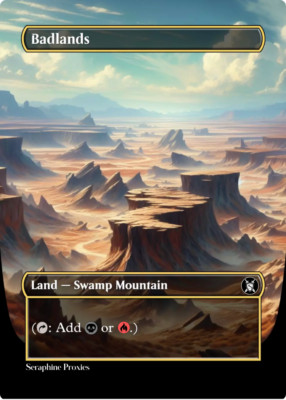 Badlands - High Quality Altered Art Custom Cards
