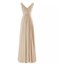 NEW Evening Formal Party Ball Gown Prom Bridesmaid Long Dress 6-22 16 colors