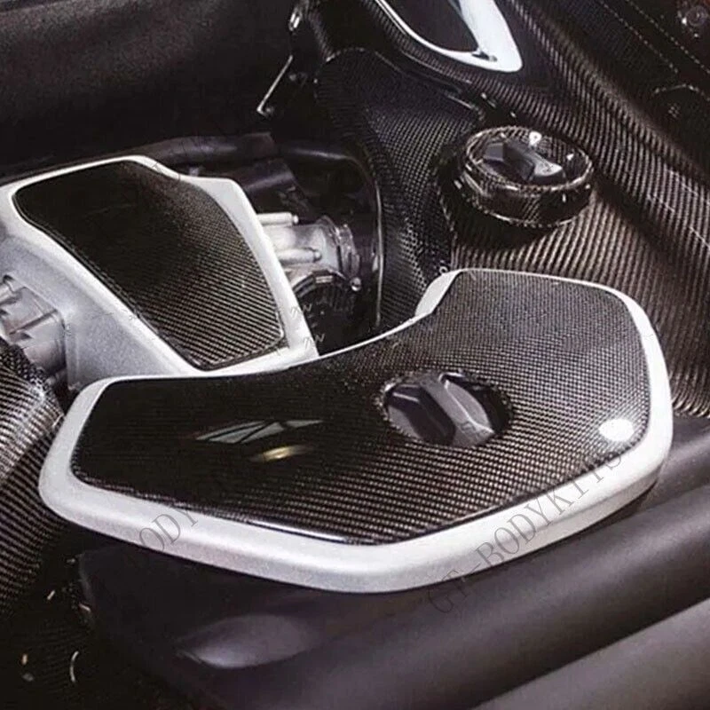 Cubierta de capó de motor de automóvil personalizada de fibra de carbono seca para mclaren 650s mp4-12c mp4 Foto 2 de 4