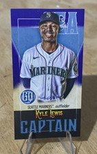Kyle Lewis /250 Topps Gypsy Queen CAPTAIN MINI BLUE - Seattle Mariners SP