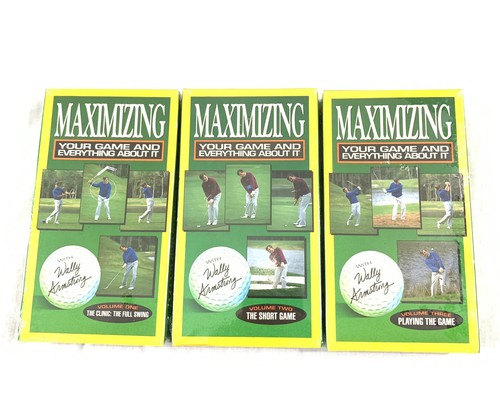 Maximizing Your Game And Everything About It Wally Armstrong Volume 1-3 VHS Lot - Picture 2 of 10