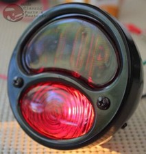 Black Right Hand Model A Tail Light Assembly Stop Lens Custom Hot Rod Truck New