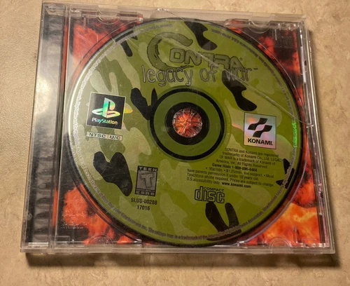 Contra Legacy of War For Playstation 1 PS1